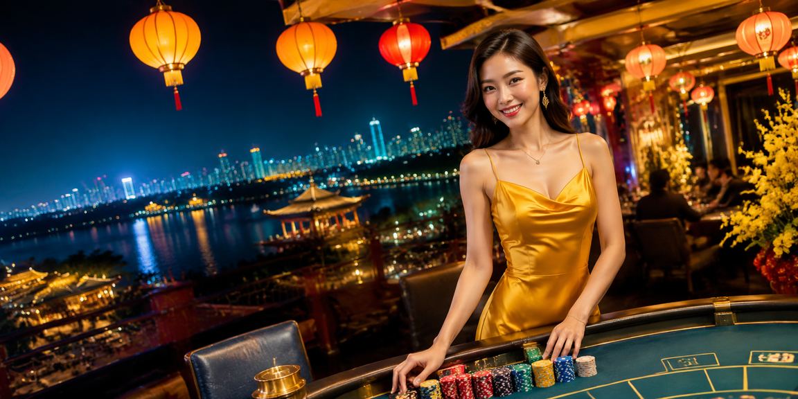 Người chơi Baccarat live tại Hà Nội dưới ánh đèn lồng đêm