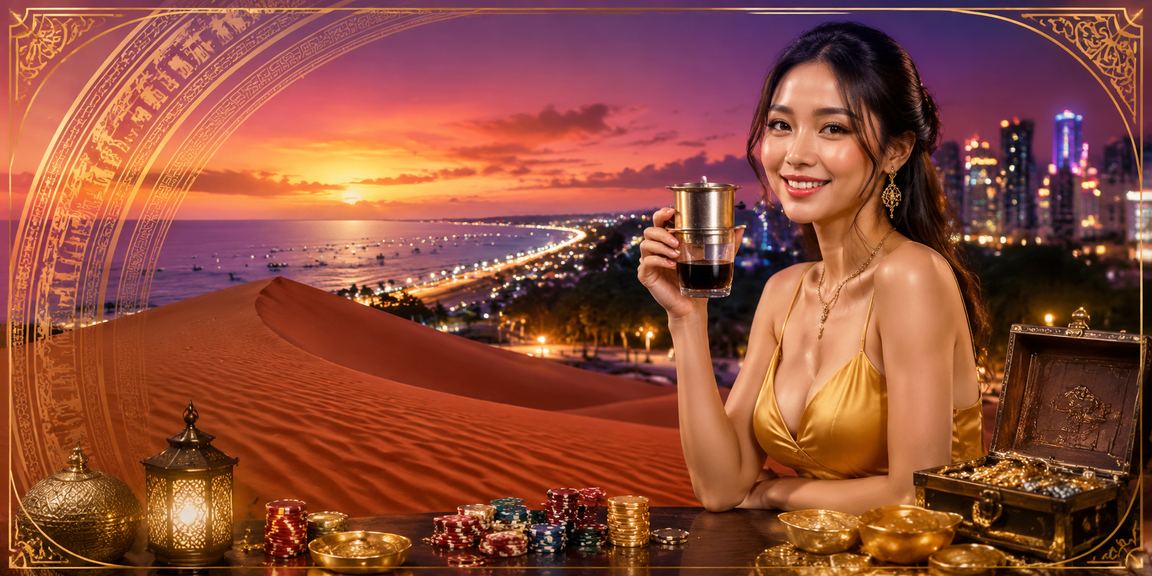 Khung cảnh casino trực tuyến Việt Nam với không khí sôi động và các trò chơi đa dạng